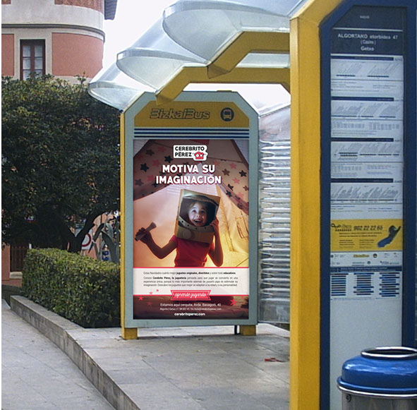 marquesina campaña Cerebrito Pérez marquesina campaña cerebrito perez